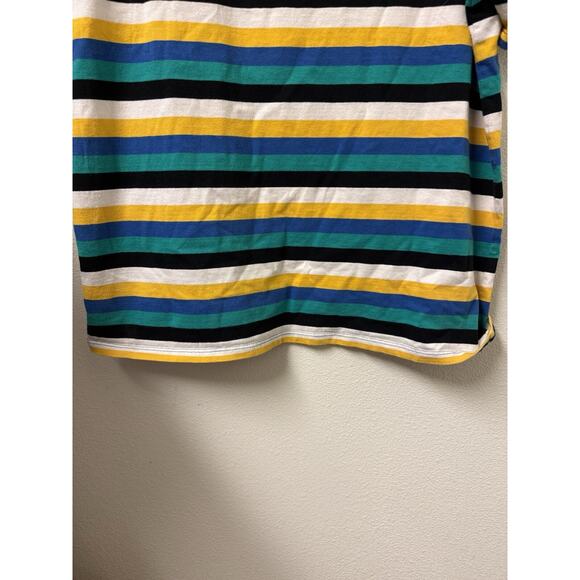 Guess Shirt Mens Medium Los Angeles Guess Originals T-Shirt Striped Multicolor - Picture 10 of 10